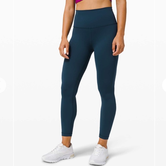 lululemon athletica Pants - Wunder Train HR Tight 25” Submarine Dark Teal 10